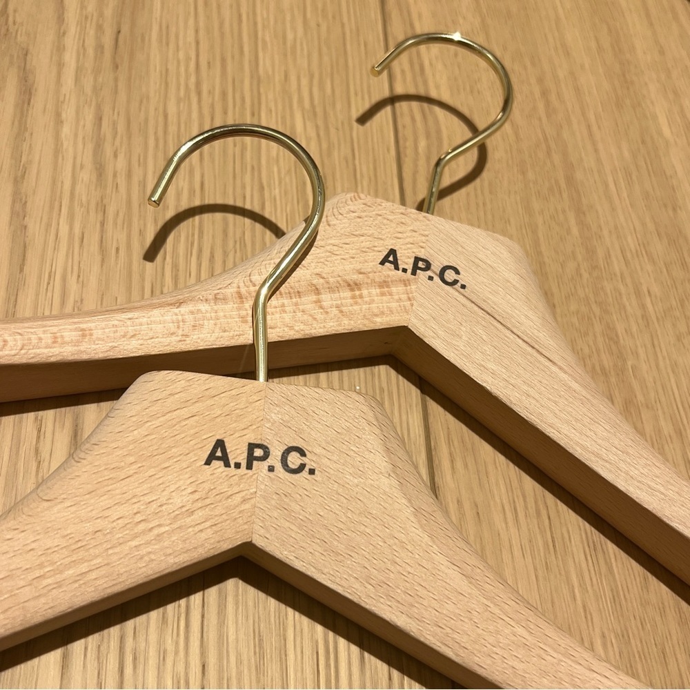 Authentic A.P.C. Cedar Wood Hanger 15”